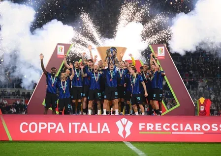 Inter Milan win 10th Coppa Italia, complete domestic double with 2-0 win over Lazio