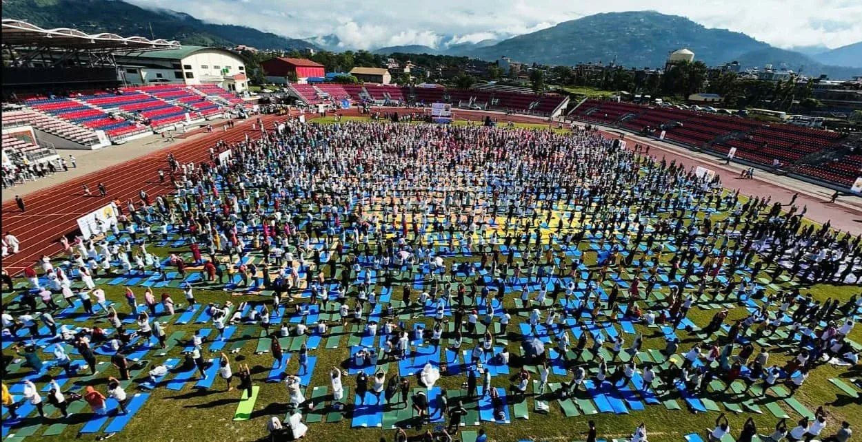 How is International Yoga Day Celebrated Across Nepal?