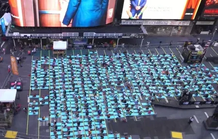 International Yoga Day 2025: Times Square lights up with yoga on Summer Solstice