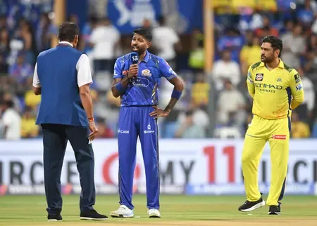 IPL 2025: 17-Year-Old Ayush Mhatre Makes His Debut for CSK as MI Choose to Bowl First