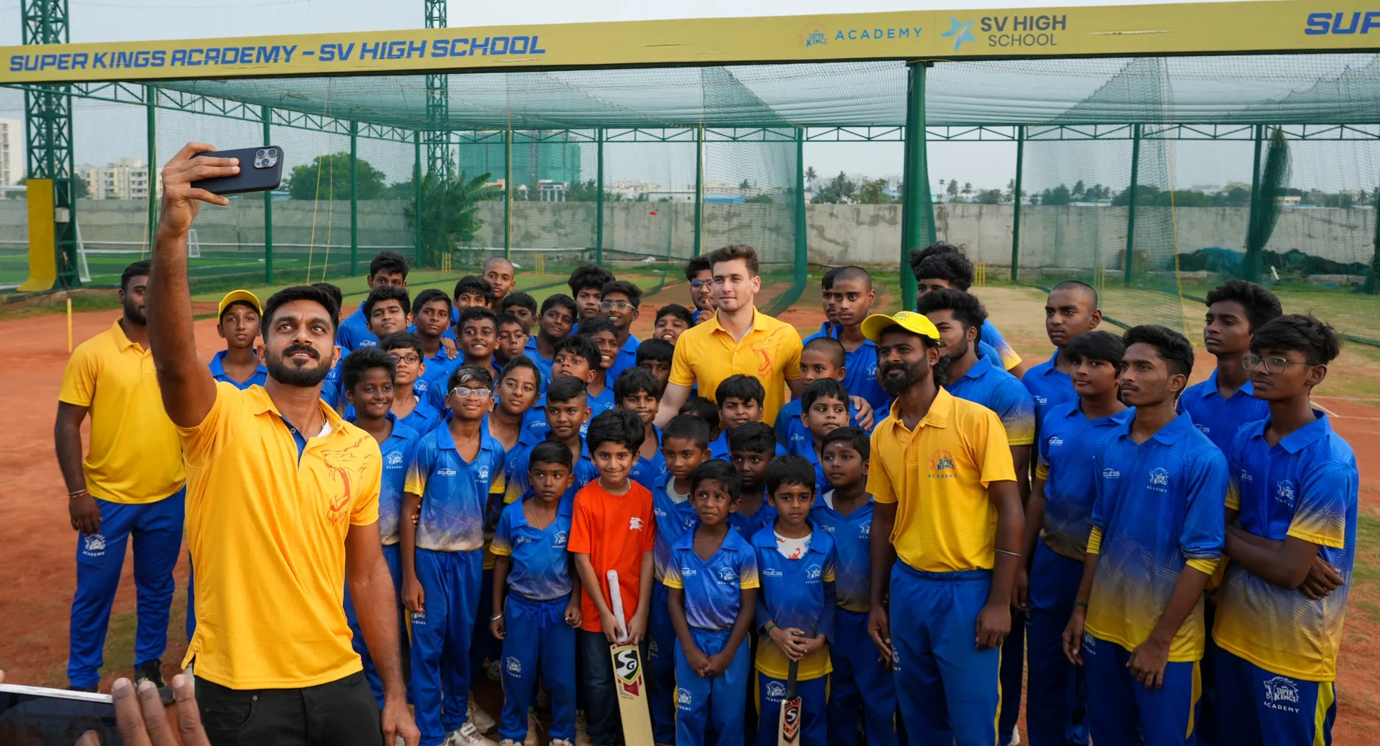 What Insights Did CSK's Noor Ahmed and Vijay Shankar Share with Young Cricket Aspirants in Vanagaram, Chennai?