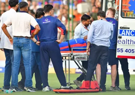 आईपीएल 2026: फील्डिंग के दौरान लुंगी एनगिडी को सिर में लगी गंभीर चोट, पहुंचाना पड़ा हॉस्पिटल