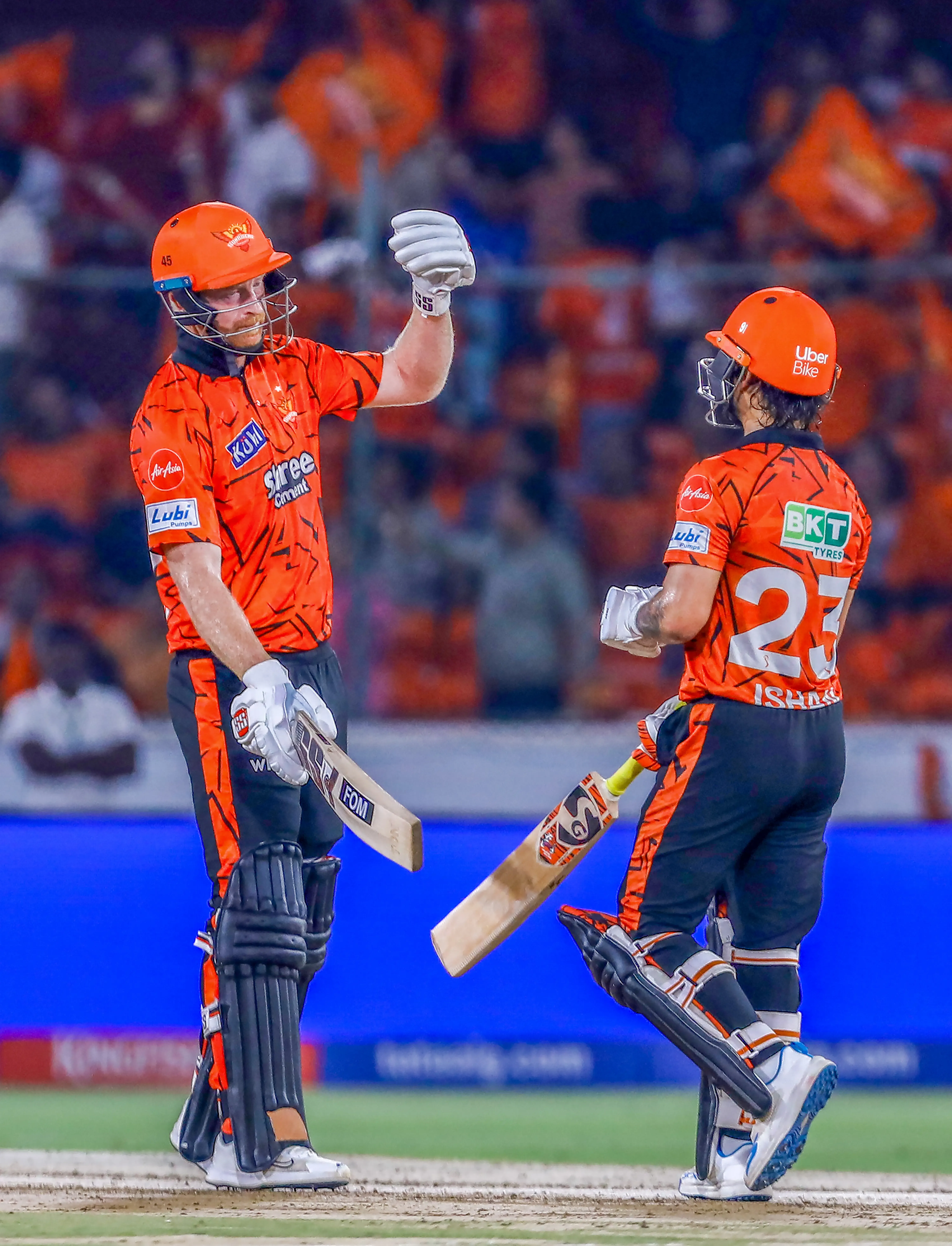Klaasen's 69 guides SRH to 235/4; praises 'Travishek' opening duo