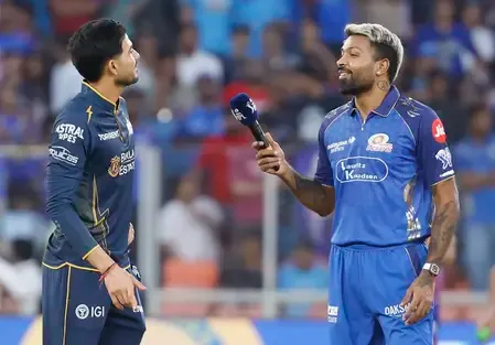 IPL 2026: Mumbai Indians Introduce Debutants Krish and Danish as Gujarat Titans Choose to Bowl