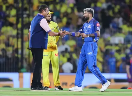 MI elect to bat first against CSK in must-win IPL clash; Raghu handed debut