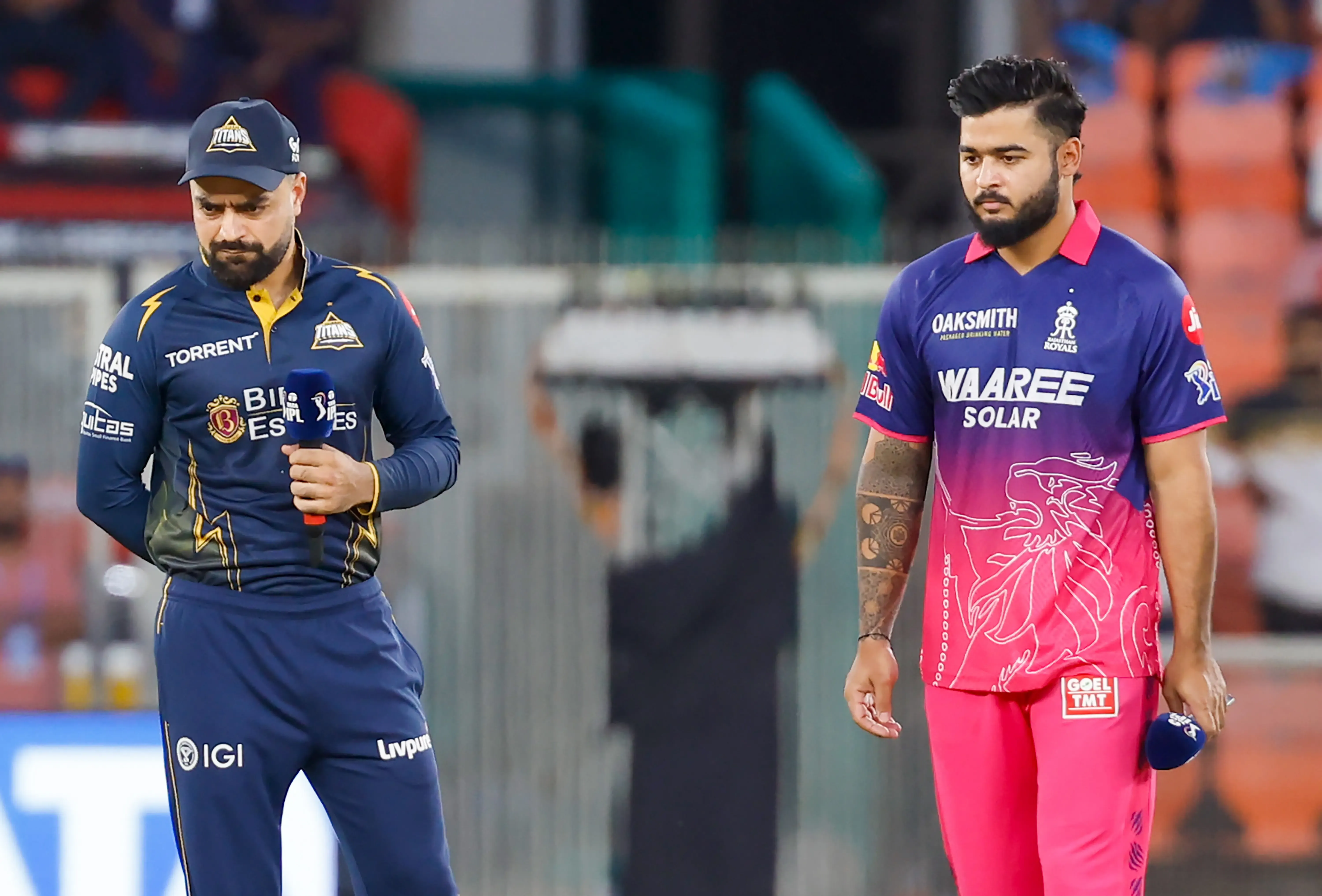 IPL 2026: Rashid Khan Steps Up for GT as Gill Misses Out, RR Chooses to Bat