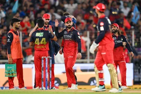 IPL 2026 Final: Rasikh's 3-27 and RCB seamers hold GT to 155/8, Washington's 50* fights back