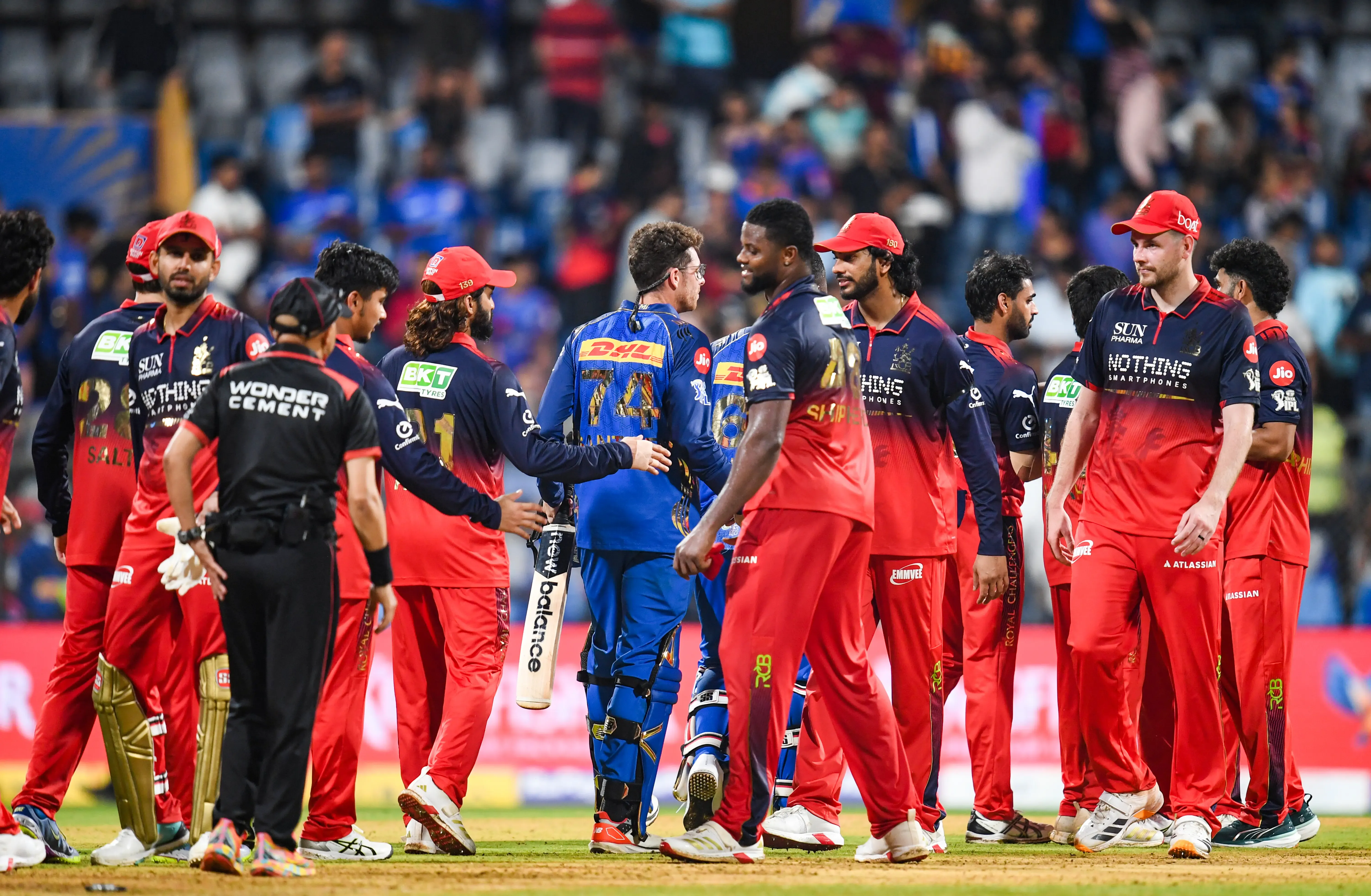 IPL 2026: RCB Stuns MI with 18-Run Victory Despite Rutherford's 71