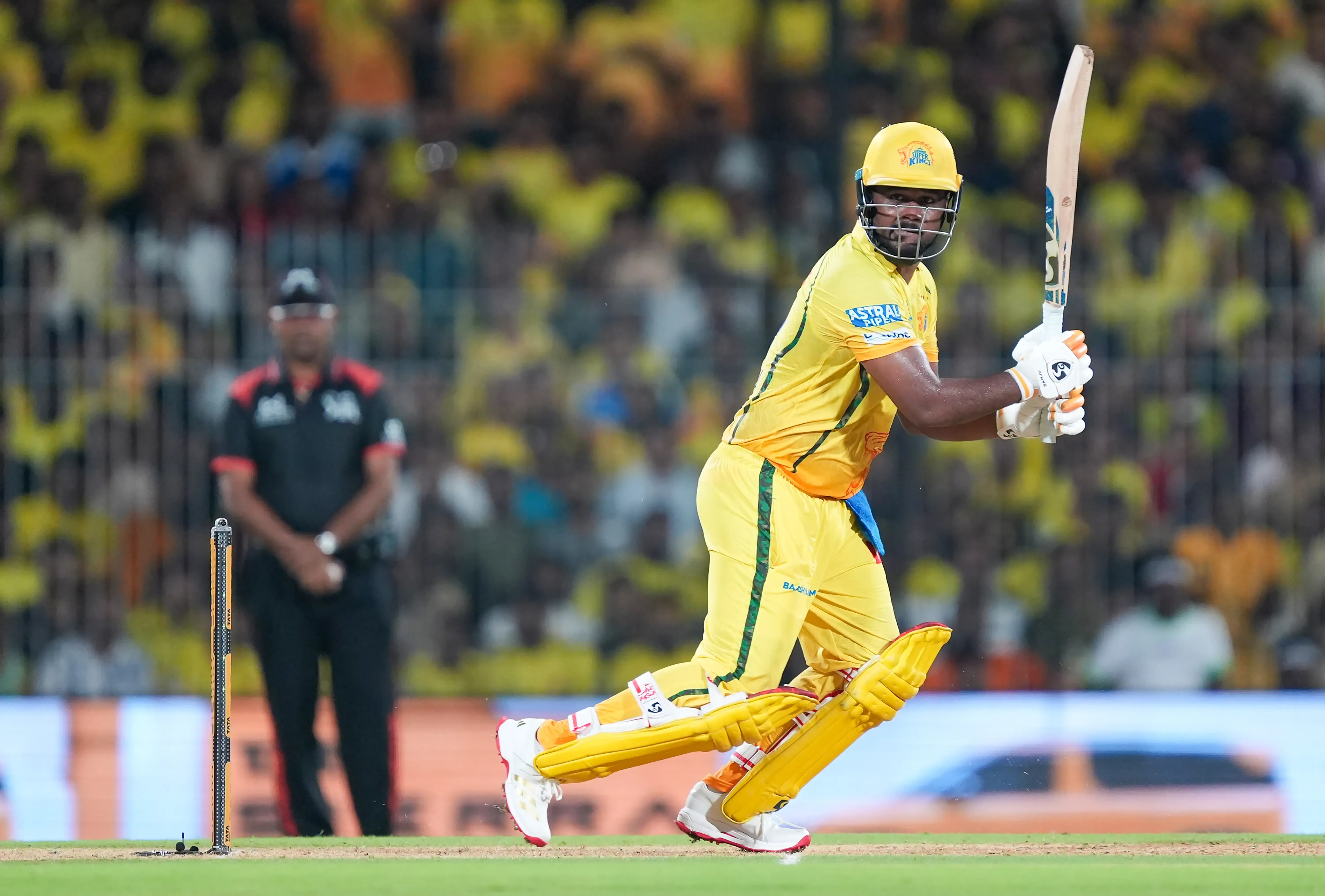 IPL 2026: Samson Shines with Unbeaten 115; Mhatre Aces with 59 as CSK Sets 212 Against DC
