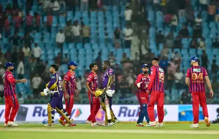 IPL 2026: Narine, Rinku Power KKR to Super Over Win vs LSG