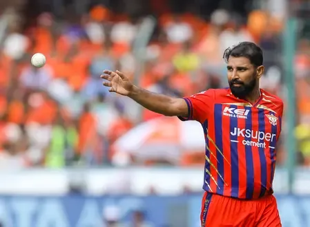 Mohammed Shami Celebrates Lucknow's Thrilling Victory Over SRH in IPL 2026