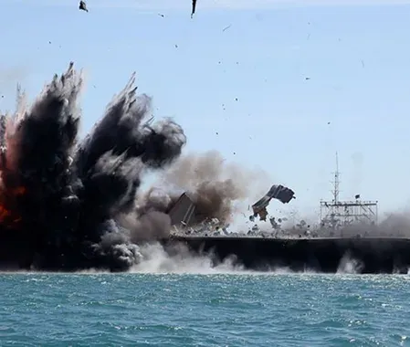 Iran IRGC vows retaliation after US strikes near Strait of Hormuz