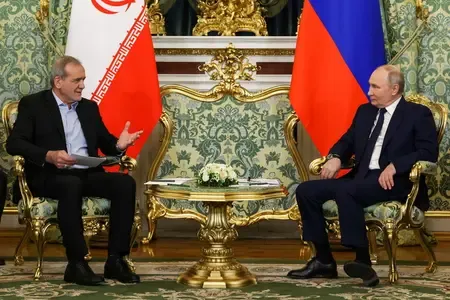 Putin, Pezeshkian vow to deepen Iran-Russia strategic cooperation amid West Asia tensions