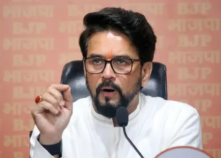 Anurag Thakur Questions Rahul Gandhi's Allegiance: Leader of Opposition or Leader Against India?