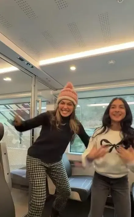 Did Isha Koppikar Just Turn the Train into a Dance Floor with Her Daughter?