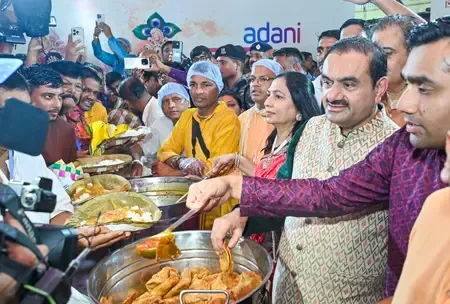 इस्कॉन के वरिष्ठ संत ने पुरी रथ यात्रा में भक्तों के भोजन की व्यवस्था में अदाणी समूह के सहयोग की सराहना की