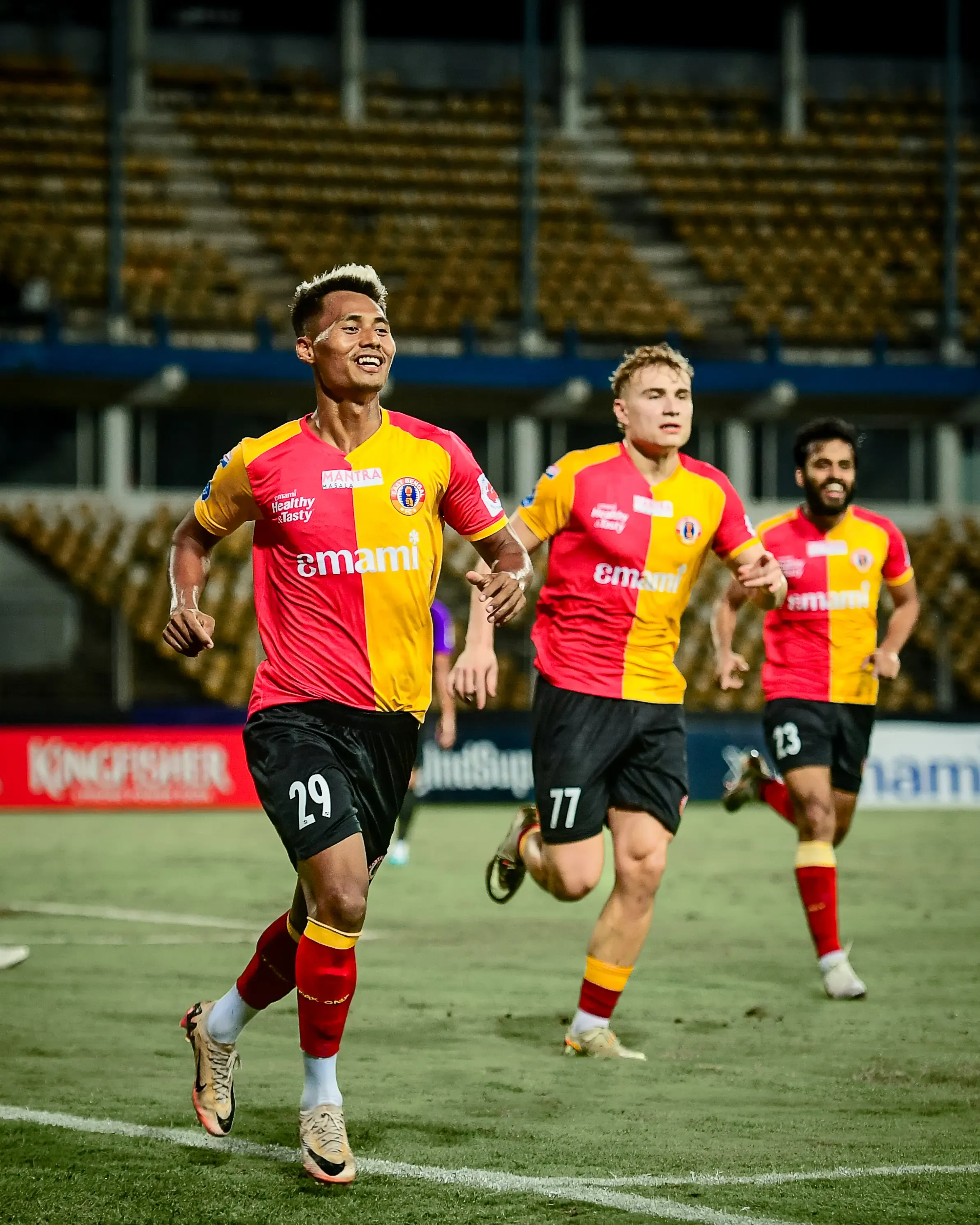 आईएसएल 2025-26: बिपिन सिंह की 11वें मिनट गोल से ईस्ट बंगाल ने ओडिशा को 3-0 से कुचला