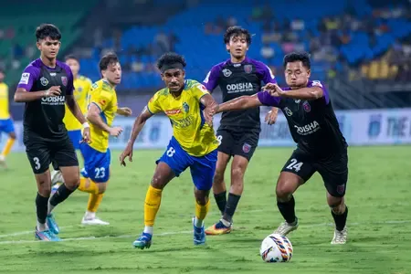 Kerala Blasters Beat Odisha FC 2-1: Hernández's Stoppage-Time Header Wins It