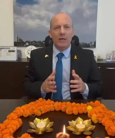 What Wishes Did the Israeli Ambassador Extend to India on Diwali?
