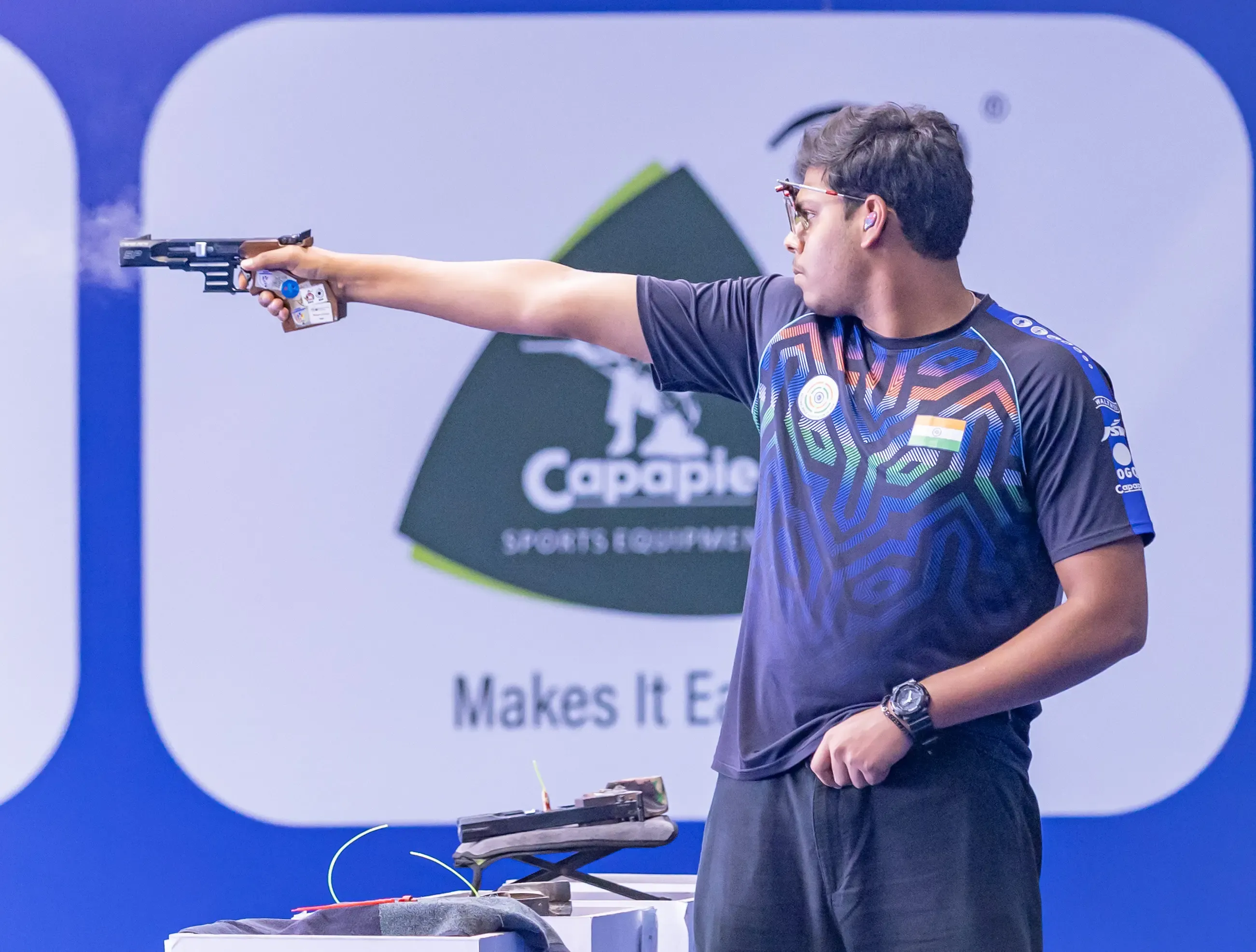 Indian Shooters Fall Short in Men’s 10m Air Pistol Finals at ISSF World Cup