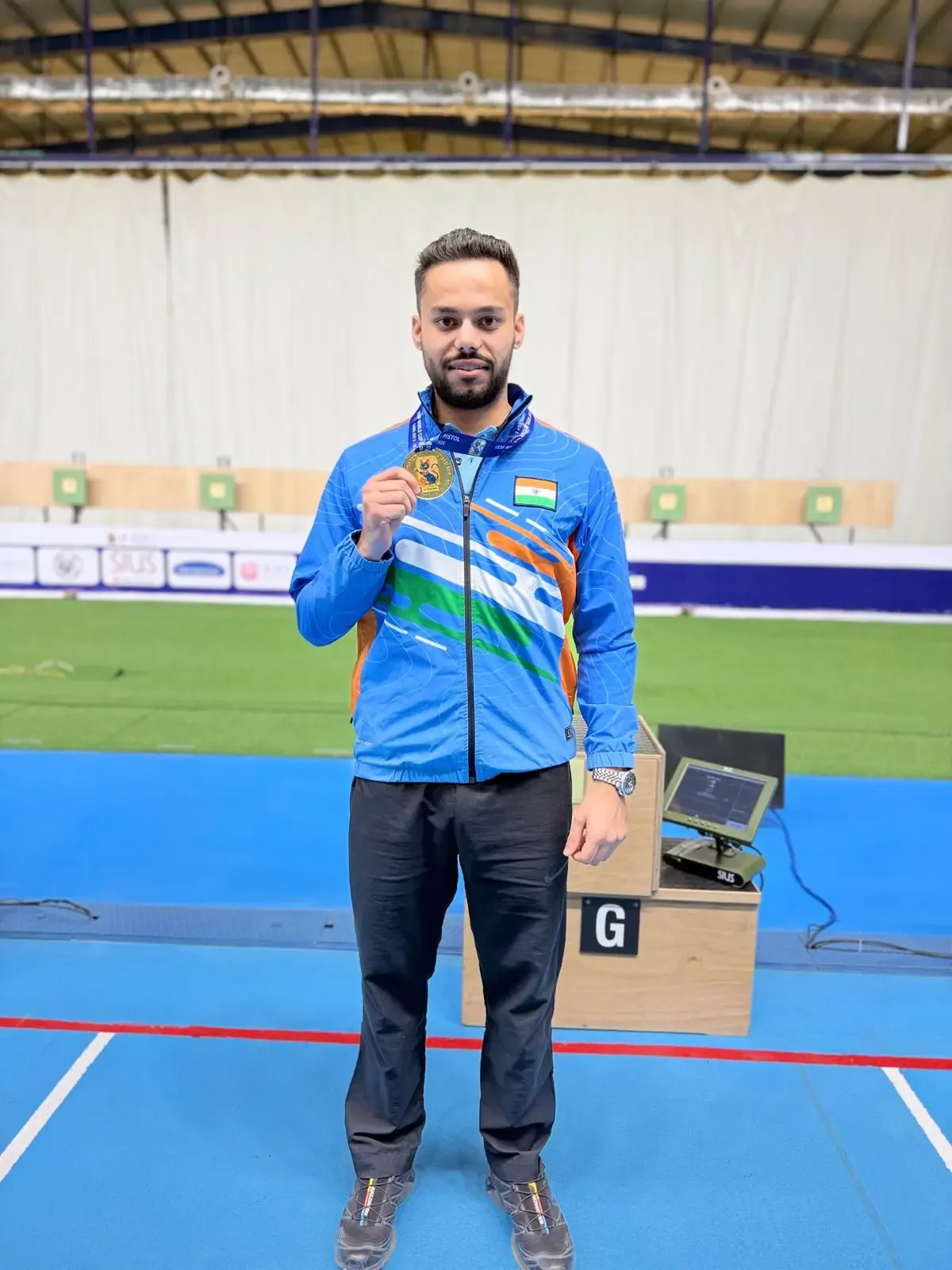 Udhayveer Sidhu wins gold in 10m air pistol at ISSF World Cup Cairo 2026