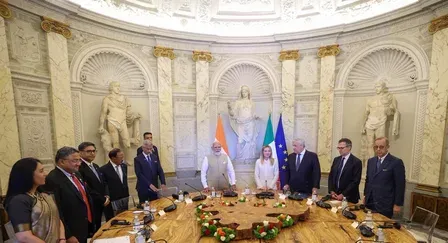 IMEC connectivity push: Meloni, Modi elevate India-Italy ties to strategic partnership