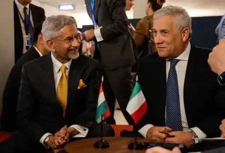 Jaishankar, Italy's Tajani discuss IMEC, Gulf and Ukraine at UN