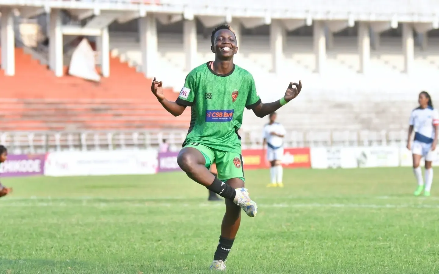 IWL 2024-25: Gokulam Kerala's Fazila Ikwaput Scores Four Goals Against Nita FA