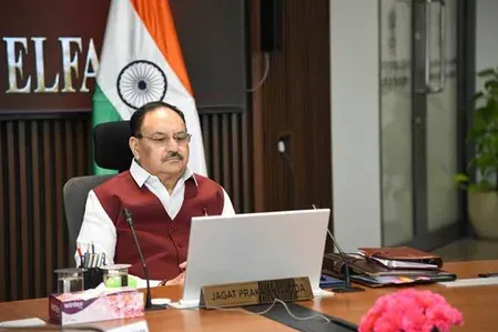 J.P. Nadda reviews Kerala's flagship health programmes in virtual meet