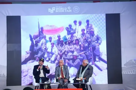 जबरदस्त गोलाबारी के बीच शत्रु की योजना की विफल, विश्व पुस्तक मेले में सैन्य बलिदान को किया गया याद