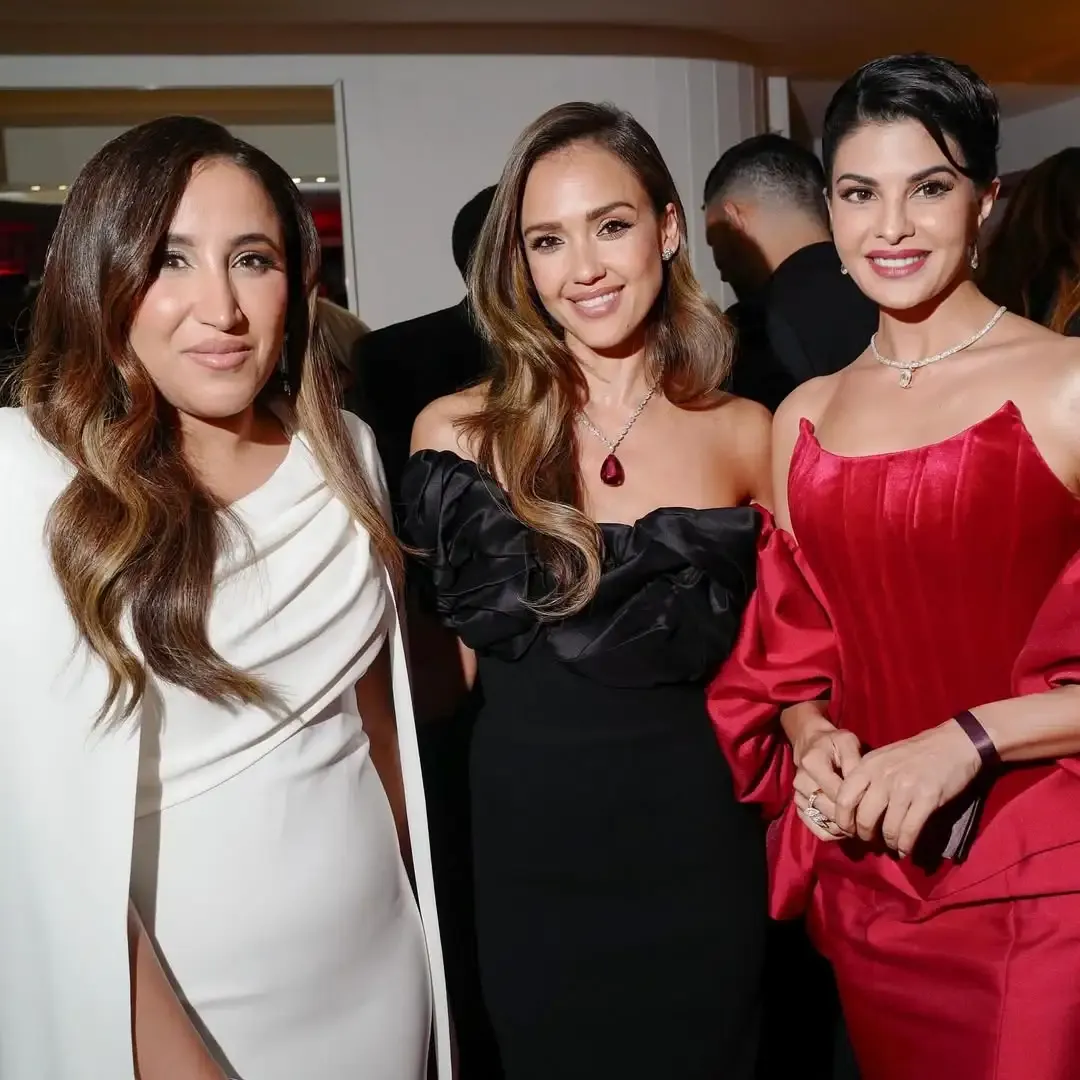 Did Jacqueline Fernandez Meet Jessica Alba at Cannes?