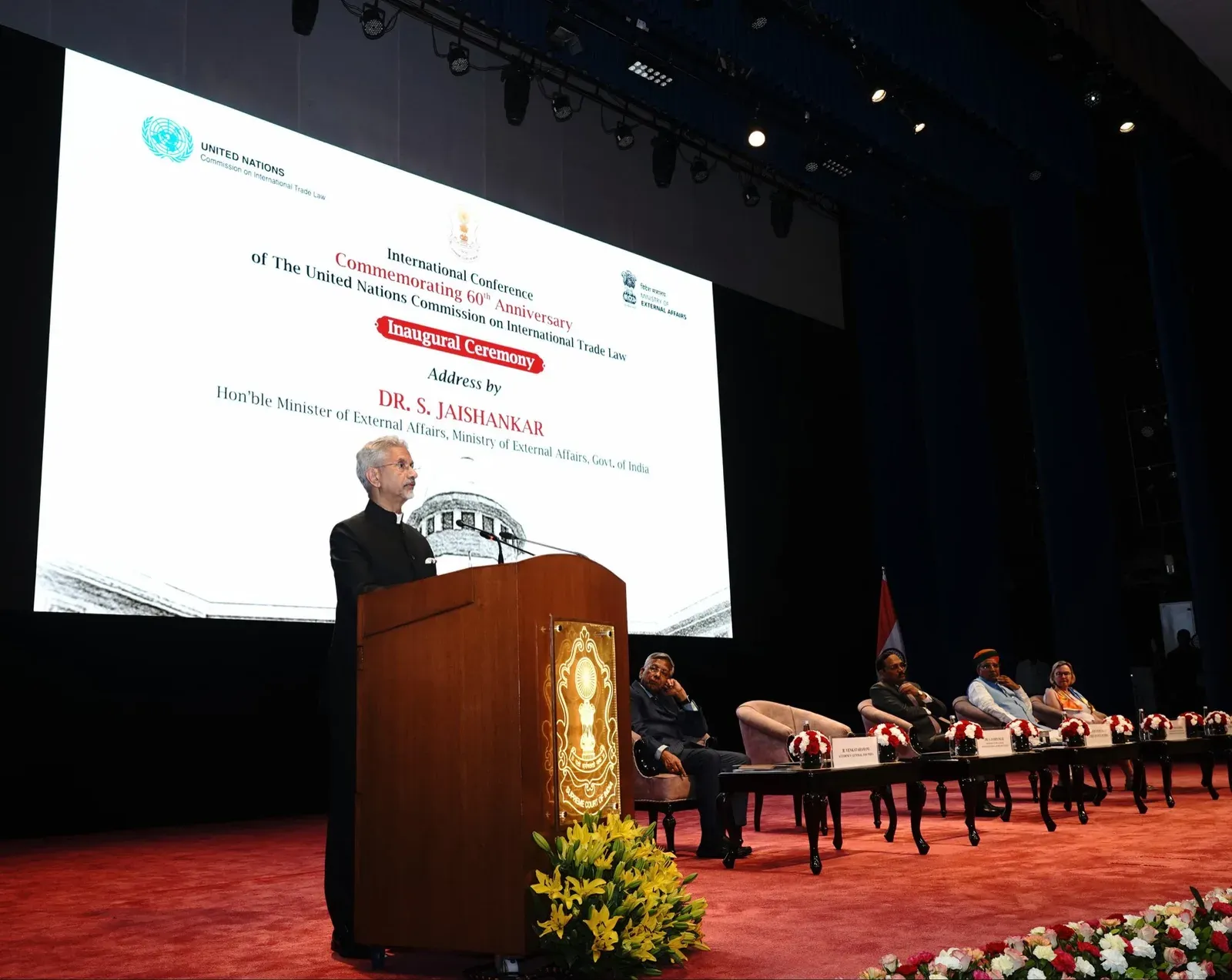 Jaishankar addresses UNCITRAL 60th anniversary conference
