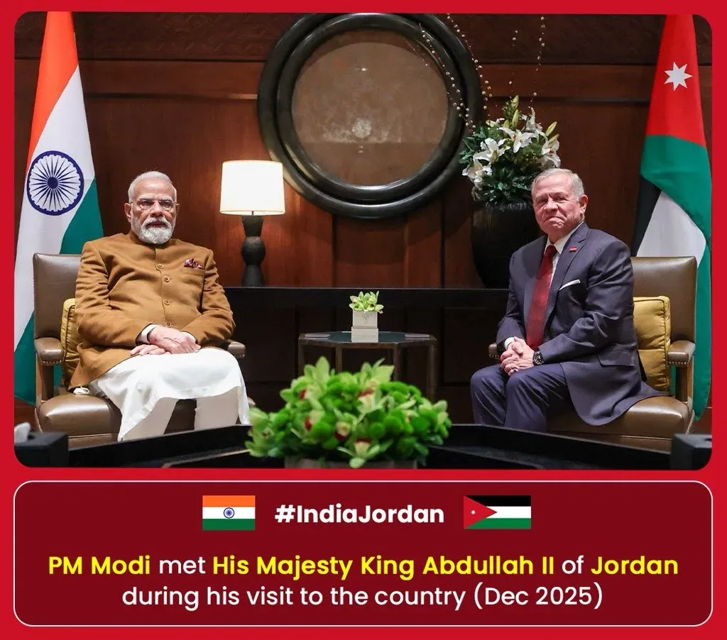 Jaishankar greets Jordan on 80th Independence Day