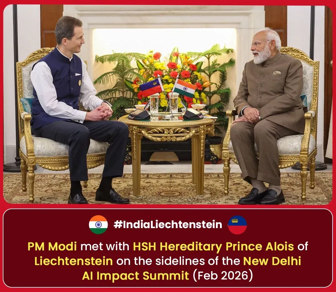 Jaishankar Greets Liechtenstein on National Day