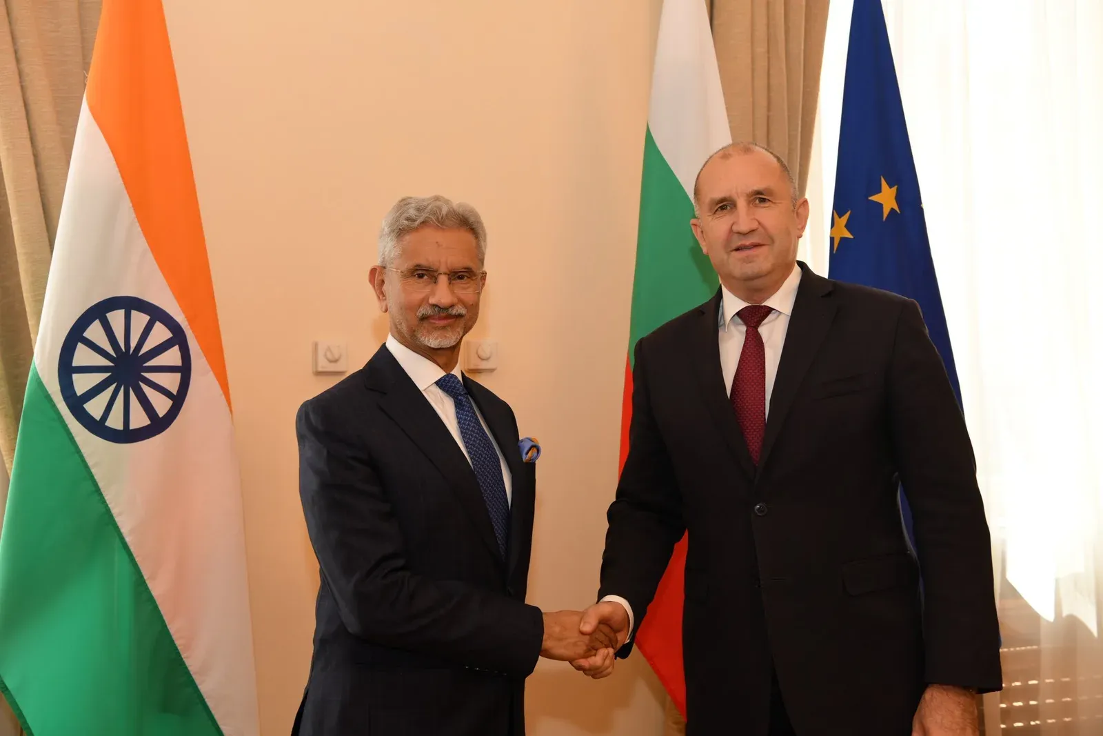 Jaishankar Meets Bulgaria's PM Radev, Pushes India-EU Ties