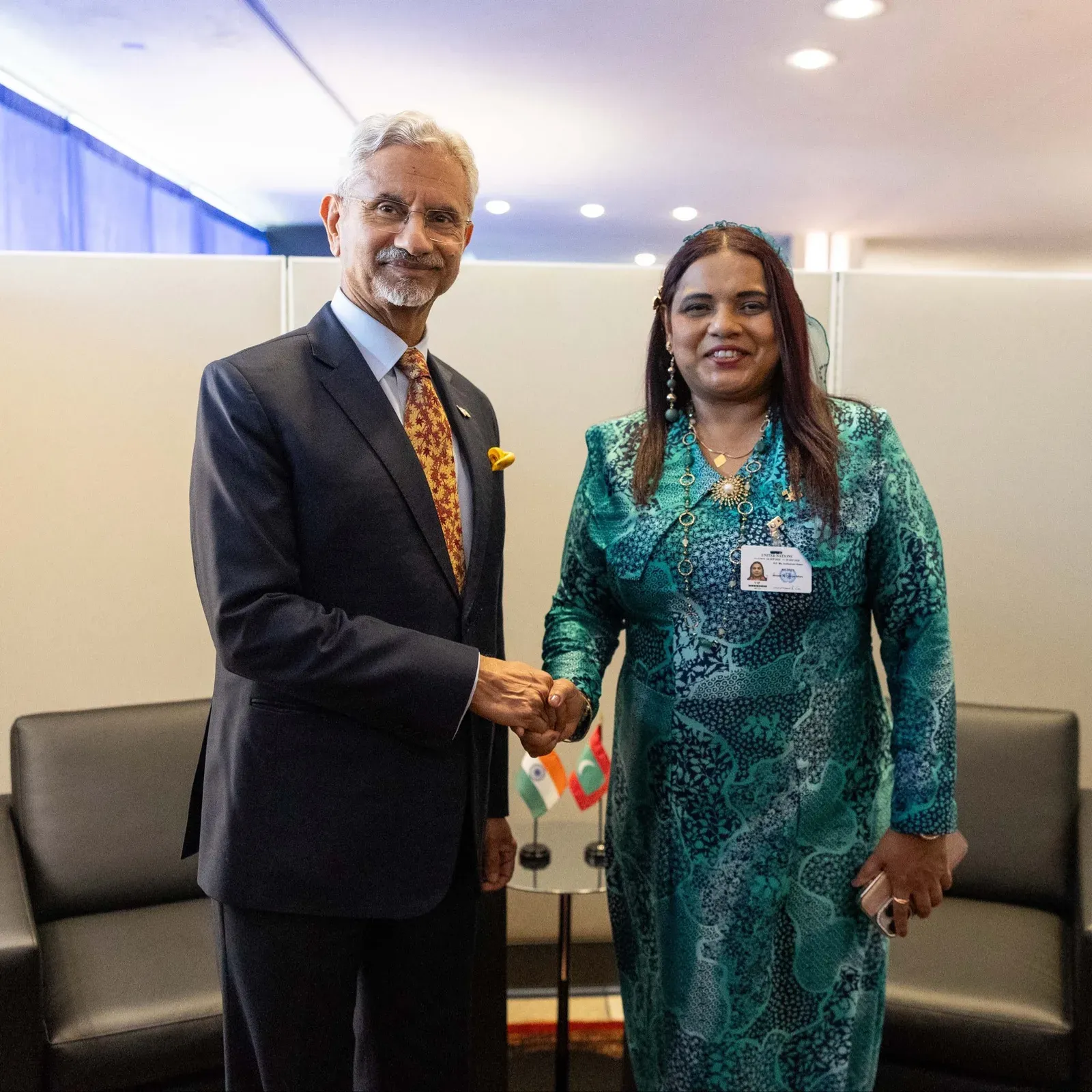 Jaishankar meets Maldives FM Adam on UNGA81 sidelines