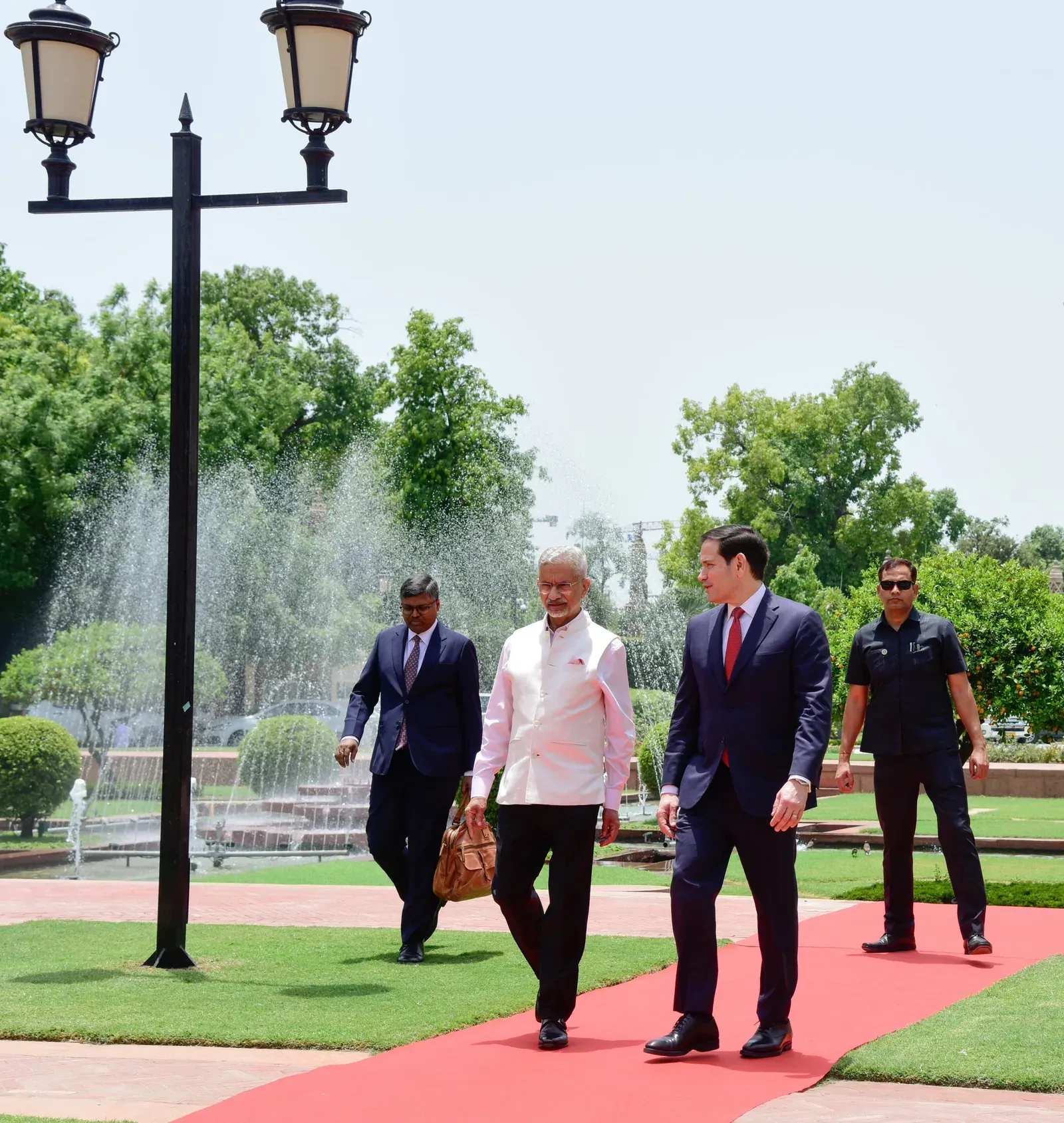Jaishankar meets Sec Rubio in New Delhi, QUAD meet Tuesday