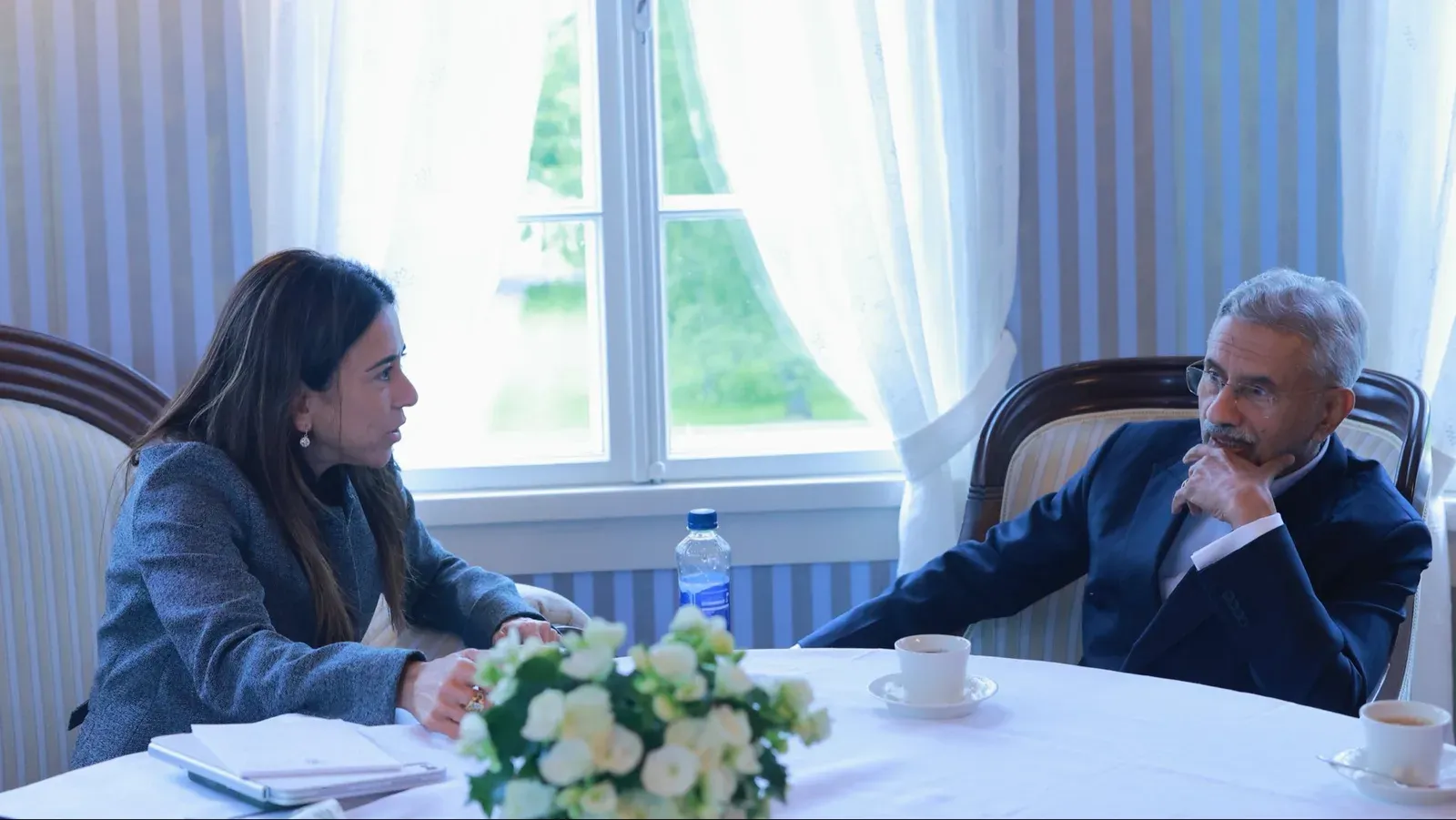 Jaishankar Meets UAE's Lana Nusseibeh at Kultaranta Talks