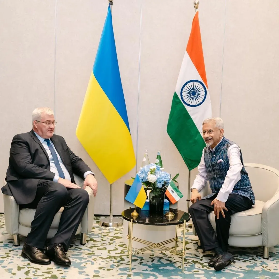 Jaishankar Meets Ukraine FM Sybiha at Gymnich Forum