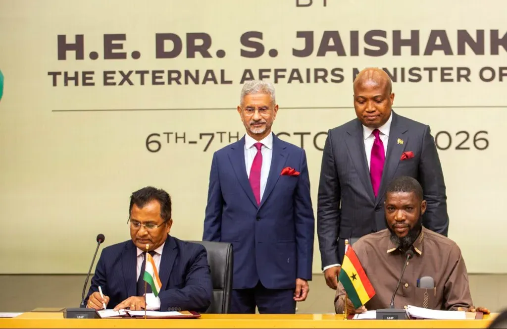 Jaishankar Signs Dual MoUs With Ghana, Deepening South-South Ties