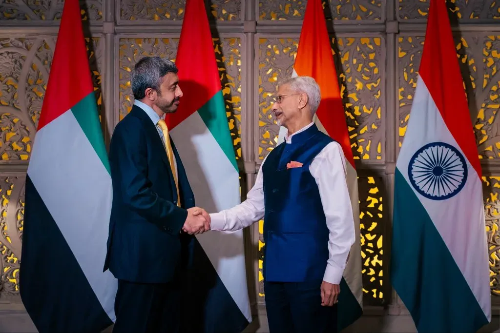 Jaishankar Welcomes UAE Deputy PM Sheikh Abdullah to Mumbai