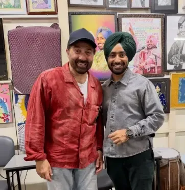 Satinder Sartaaj Meets Sunny Deol: A Soothing Encounter in Mumbai