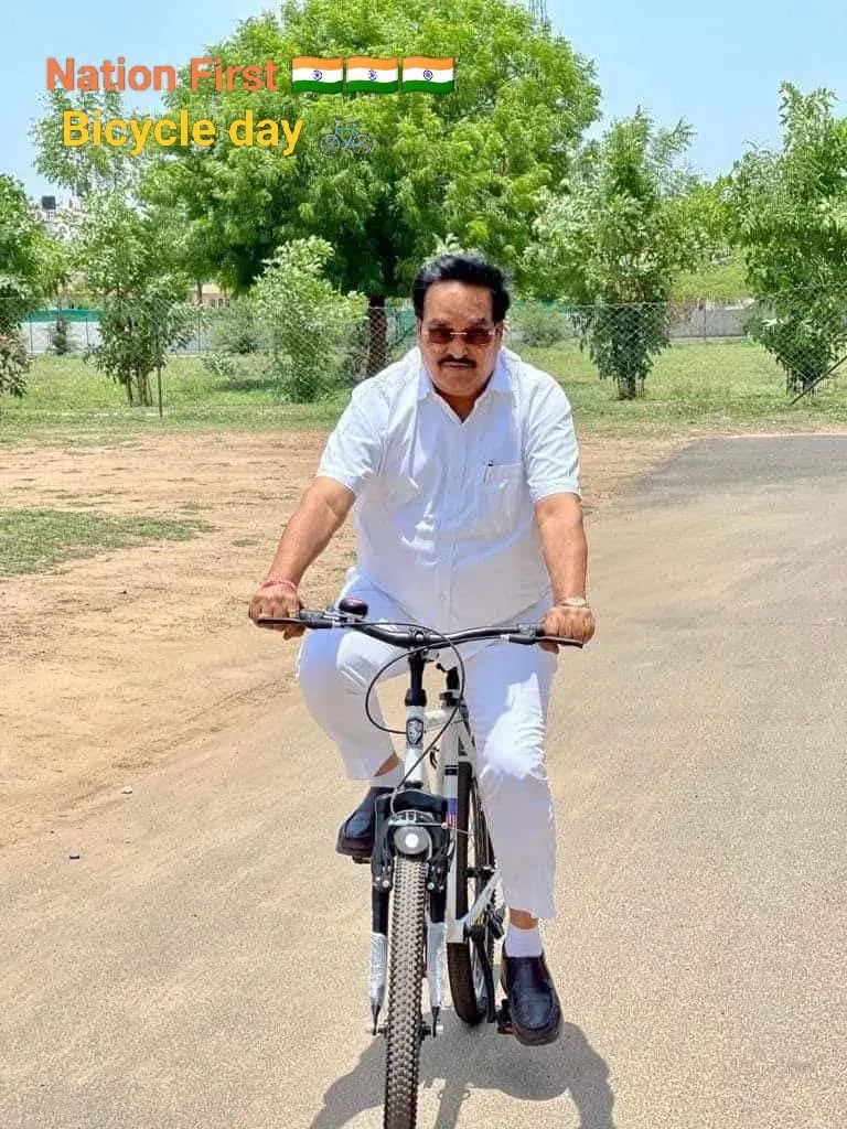 Jal Shakti Minister C. R. Paatil marks World Bicycle Day