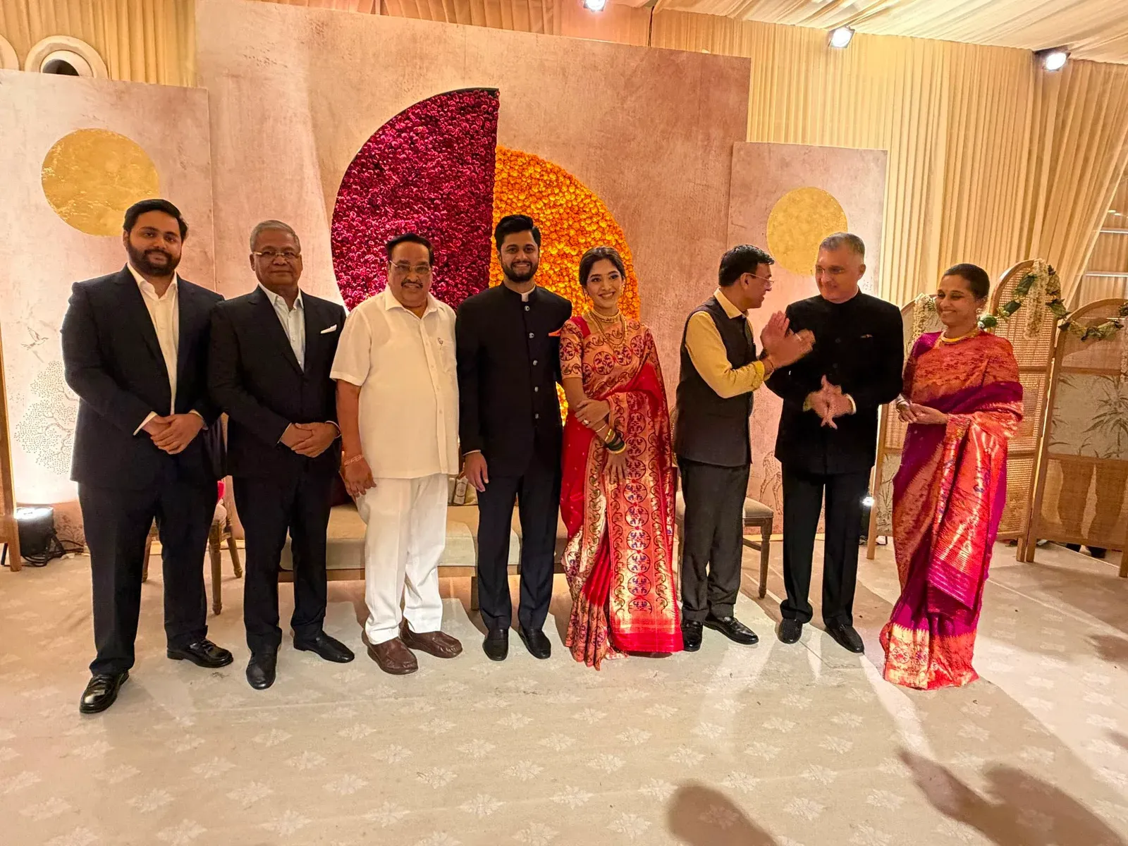 Jal Shakti Minister CR Paatil Attends Sharad Pawar Granddaughter's Wedding