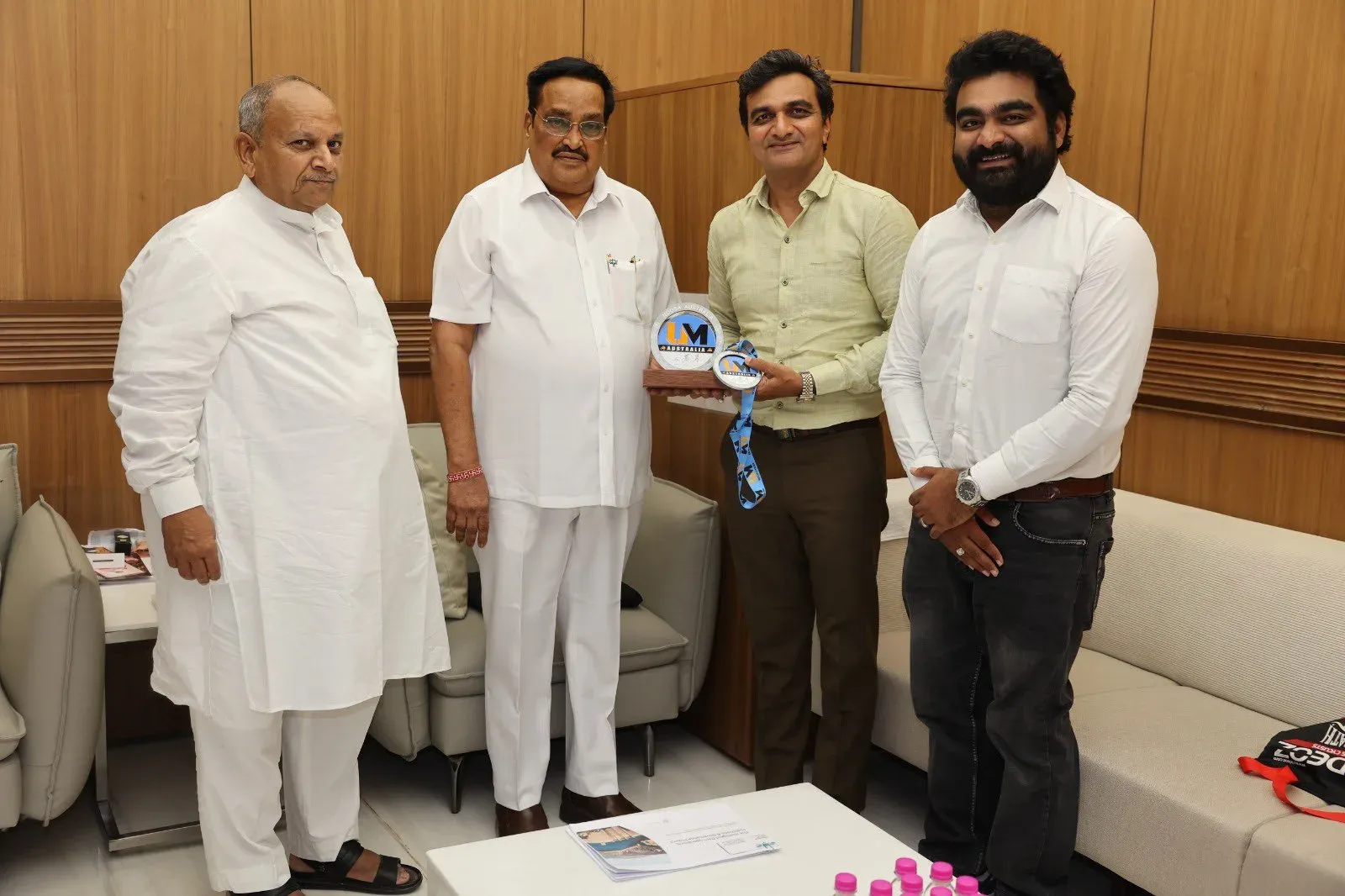 Jal Shakti Minister Paatil Hails Maheshbhai Prajapati's Ultraman Finish