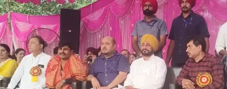 जालंधर के जीएनडीयू यूनिवर्सिटी ग्राउंड में रावण से पहले जला मेघनाद और कुंभकर्ण का पुतला