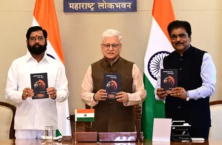 राज्यपाल जिष्णु देव वर्मा ने मुंबई में किया डॉ. दीपक सावंत की पुस्तक 'क्लाइमेट चेंज: एक चक्रव्यूह' का विमोचन