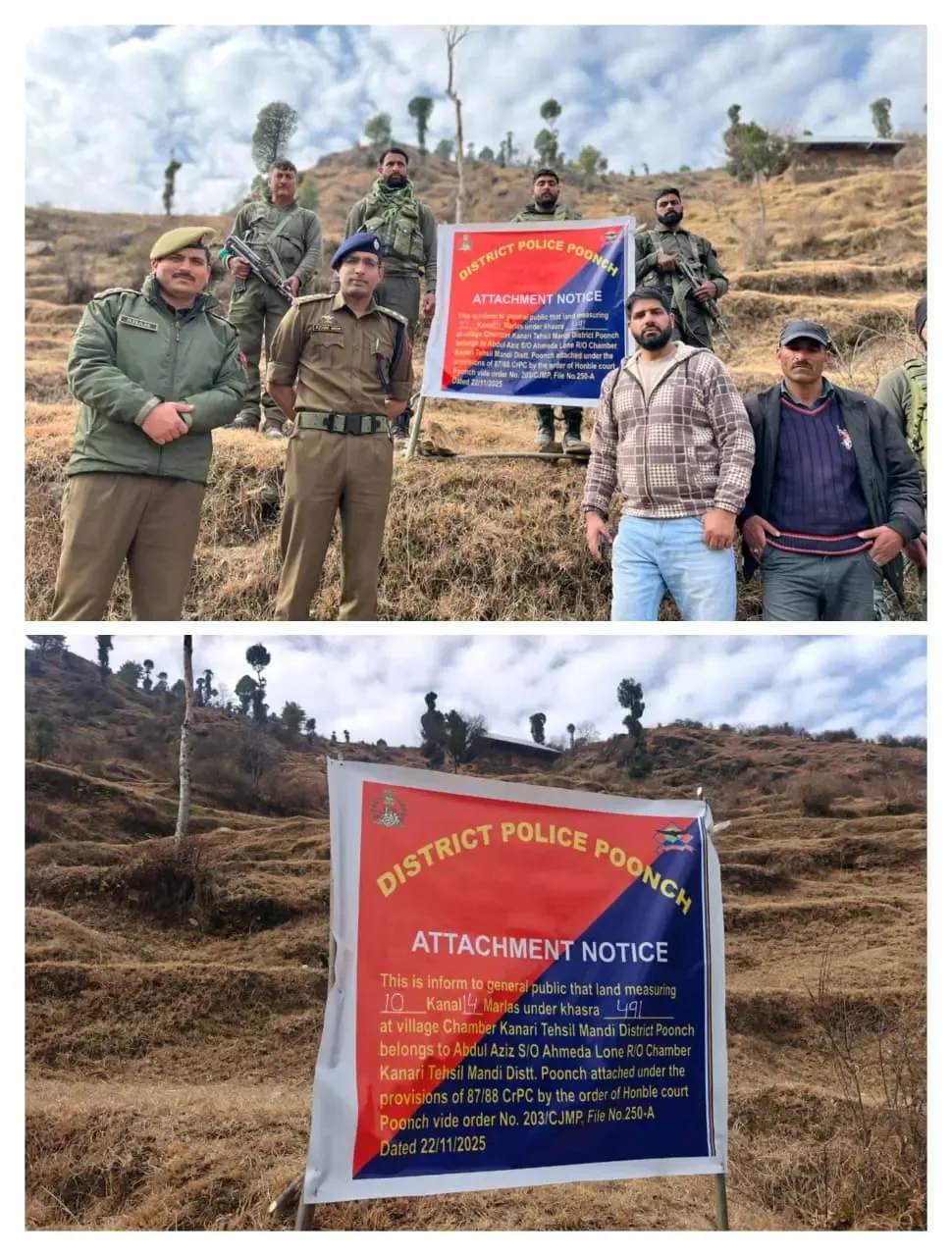 क्या जम्मू-कश्मीर की पुंछ पुलिस ने पाकिस्तान में बैठे आतंकी हैंडलर की संपत्ति अटैच की?