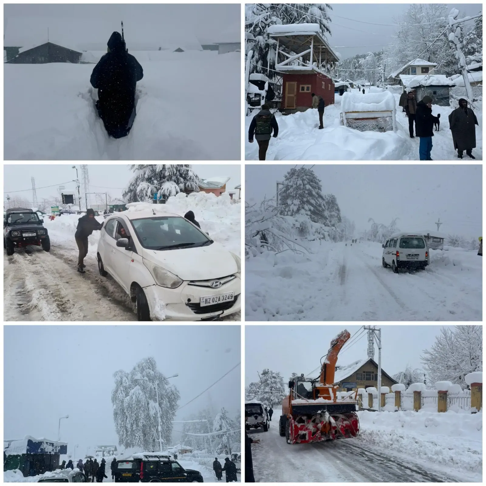 क्या जम्मू-कश्मीर के तंगमर्ग उपमंडल में भारी बर्फबारी के बीच पुलिस ने पर्यटकों की आवाजाही को सुगम बनाया?