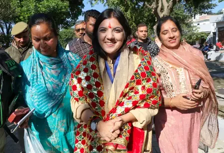 जम्मू-कश्मीर: उपचुनाव में भाजपा ने नगरोटा विधानसभा सीट बरकरार रखी